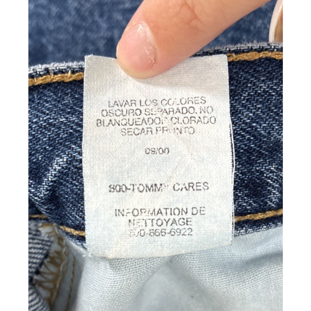 Vintage Tommy Jeans 36x34 Mens Blue Denim Straight Leg EUC Bnfts Charity - Picture 8 of 10